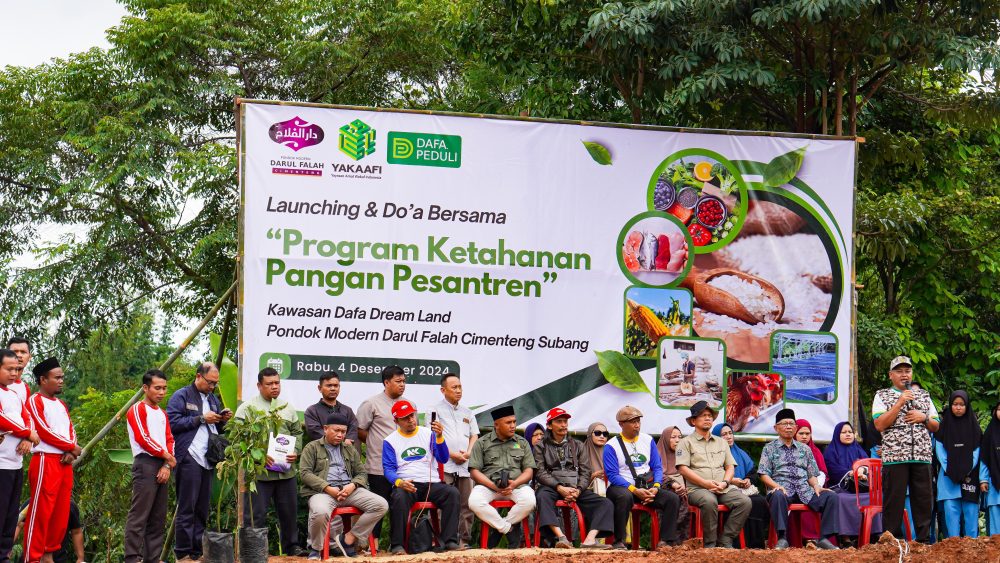 Gulirkan Program Ketahanan Pangan Pesantren, Darul Falah Cimenteng Siapkan Lahan Wakaf 25 Hektar